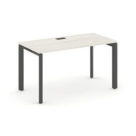 Style Project Next Стол письменный SN-59P.SP-004 Дуб Наварра/Металл Антрацит/Черный Заглушка 1580*600*750 - Фото предпросмотра