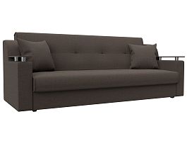 Диван-книжка Сенатор Рогожка коричневый - Фото предпросмотра