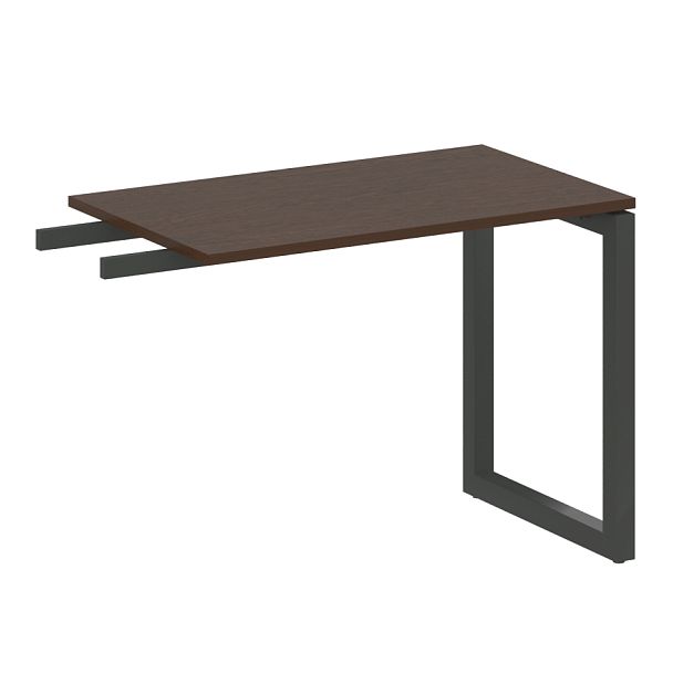 Metal System Quattro Приставной элемент на О-образном м/к 50БО.ПР-3 Венге/Антрацит металл 1000*600*750 - Вид 1
