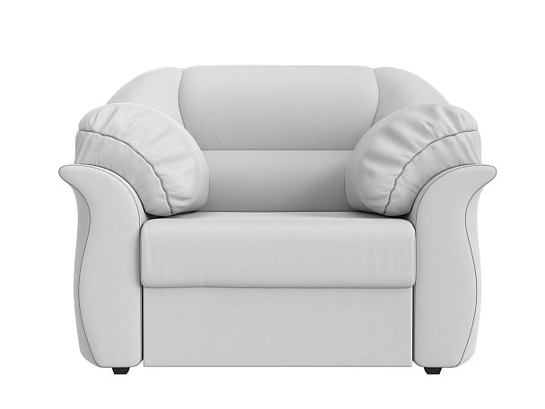 Кресло Карнелла (полностью экокожа белая) - Вид 2