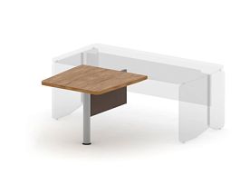 АККОРД / ACCORD RACR004-9x9 Брифинг (без опоры) 900х900х750 Акация Шеффилд/Серый камень - Фото предпросмотра