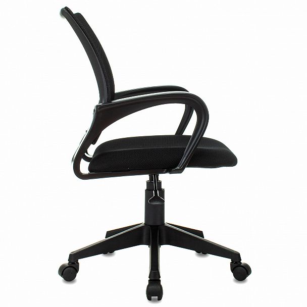 Кресло BRABIX "Fly MG-396", с подлокотниками, сетка, черное, 532083 - Вид 3