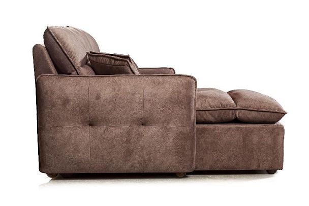 Rio диван-кровать с шезлонгом, замша camel - Вид 5