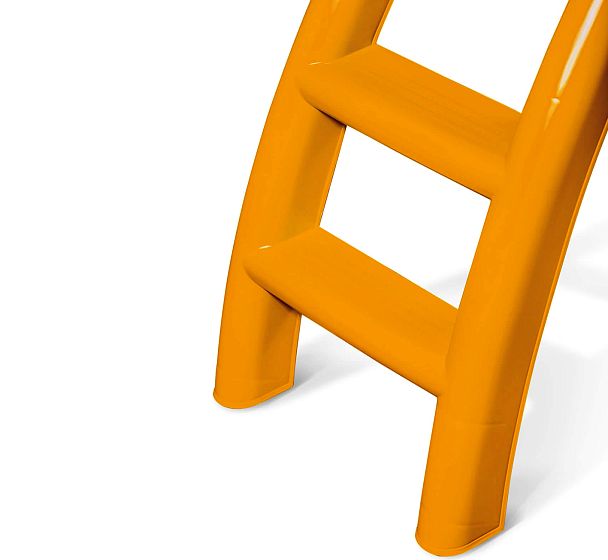 Игровая горка Sheffilton KIDS Черепаха голубой/оранжевый - Вид 5