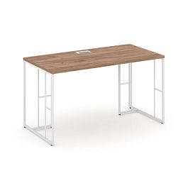 Rift Стол письменный RF.SP-003 Дуб Табак/Металл Белый 1380*600*750 - Фото предпросмотра