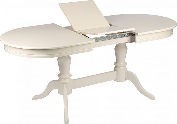 Стол деревянный раздвижной Арей 160(210)х90х76 Слоновая кость - Вид 3