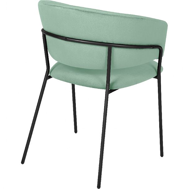 Комплект кухонных стульев Даксон мятный велюр/черный, 3 шт. - Вид 4