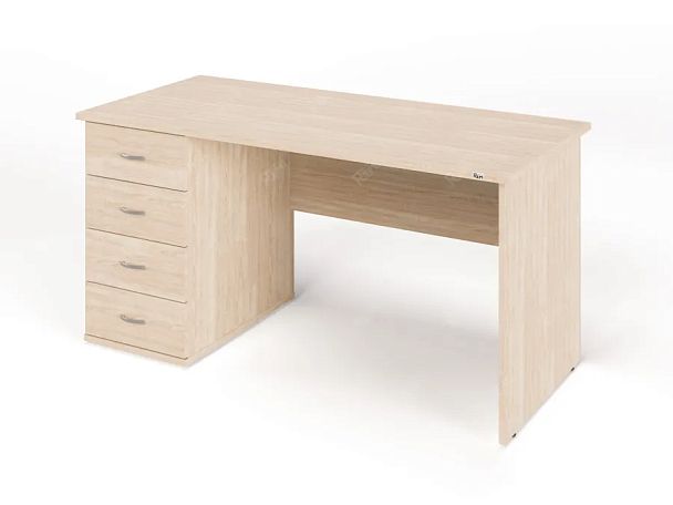 ЛАЙТ / LIGHT RLG008-15x7L Однотумбовый стол 150x70x75 Дуб Сонома - Вид 1