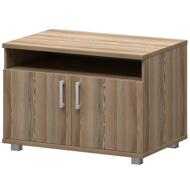 Тумба для оргтехники НТ-340 Дуб сафари 900x595x620 Аргентум - Вид 1