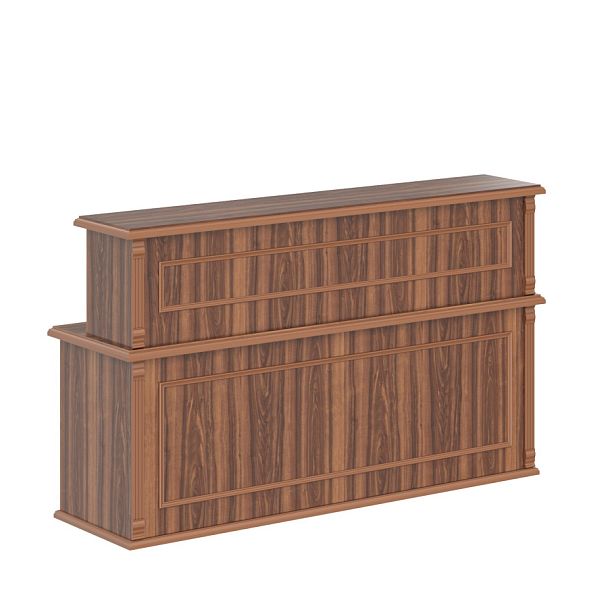 Стойка рецепция RMS 200 Орех Даллас 2000х600х1200 RAUT - Вид 1