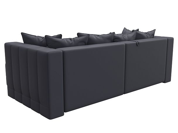 Диван угловой Лига-052 НПБ угол универсальный Экокожа серый - Вид 5