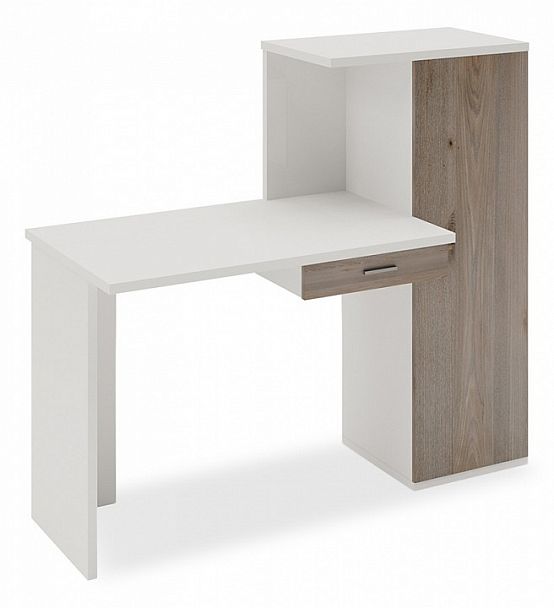 Стол письменный Домино Lite СКЛ-ПРЯМ100+ШК Карамель/Шамони - Вид 1