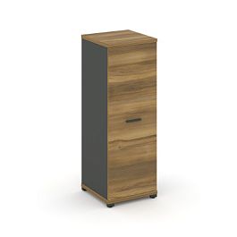 Concept Шкаф 1 узкая секция, 3 ниши CN.STU.E-316 A Сандал Янтарный/Антрацит/Металл Антрацит 420*420*1186 - Фото предпросмотра