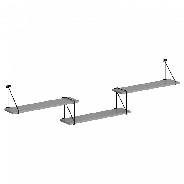 Полка "Coffee" SH4-ROD/BAR серый - Вид 1