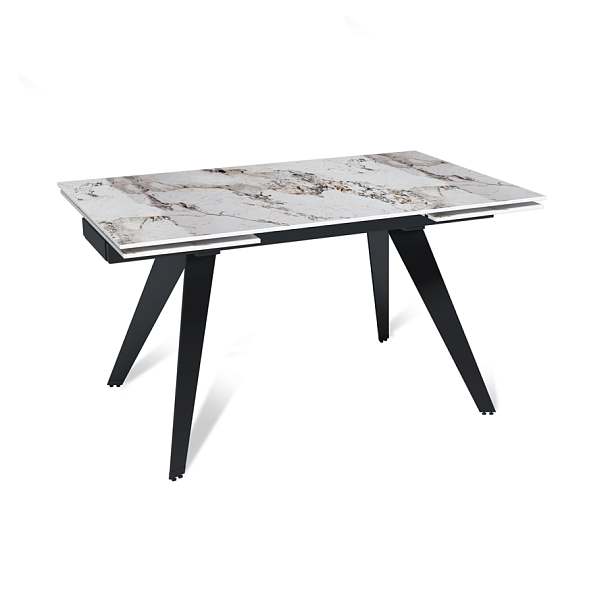 Стол раскладной Рейн (140+40+40), керамика глянцевая Pandora - Вид 1