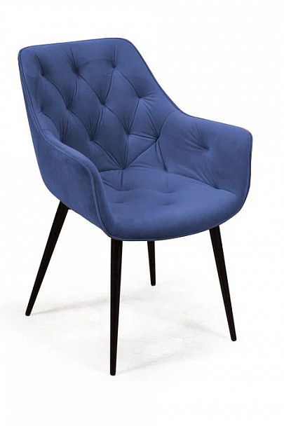 Стул Archi, бархат синий 29, опора конус - Вид 1