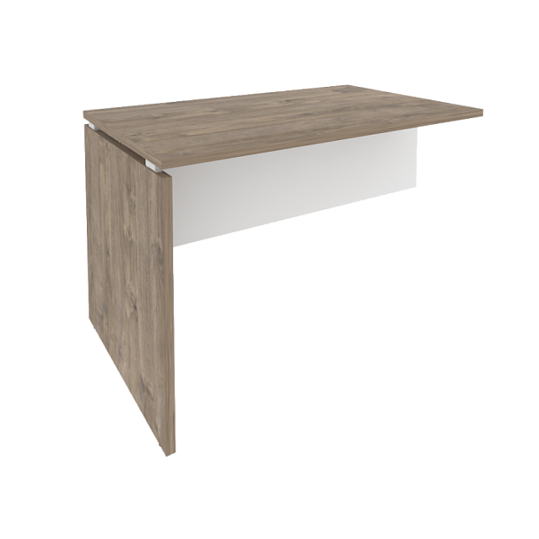 Onix Брифинг-приставка O.BR-11 Тиквуд темный/Белый бриллиант 1180*720*750 - Вид 1