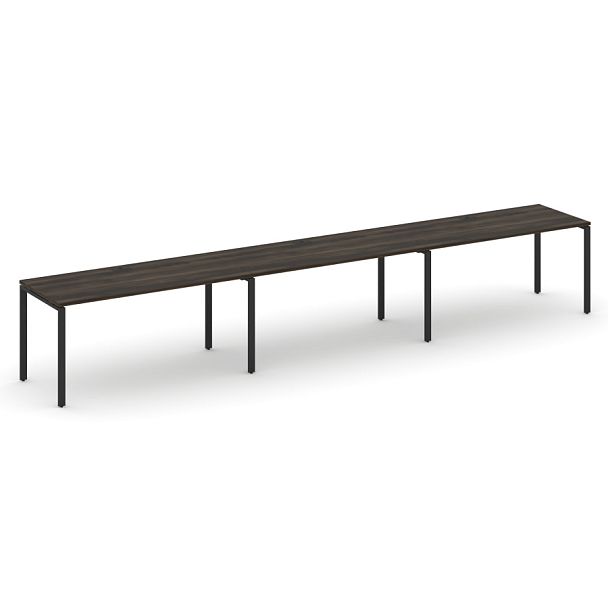 Concept Рабочая станция 3 места CN.ORS-008 Дуб Мали/Металл Черный 4740*720*750 - Вид 1