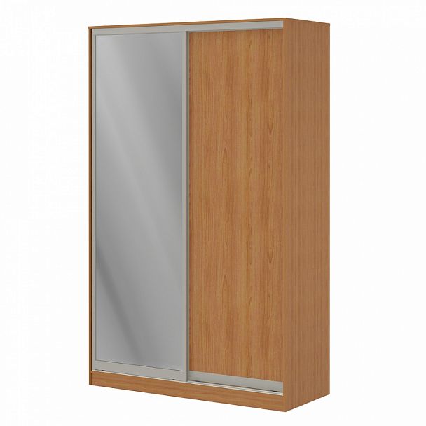 Шкаф купе 1,2 м с одной "Система-M" ПК-ШК-КМШ240х120Д1/СЗ1-В1-24 ольха - Вид 1