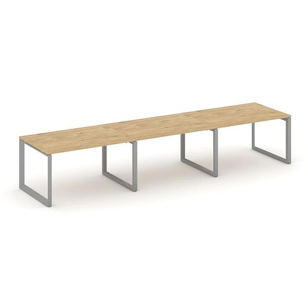 Style Project Next Стол переговорный SN-59O.SPRG-021.3 Тиквуд Светлый/Металл Серый 2940*980*750 - Вид 1