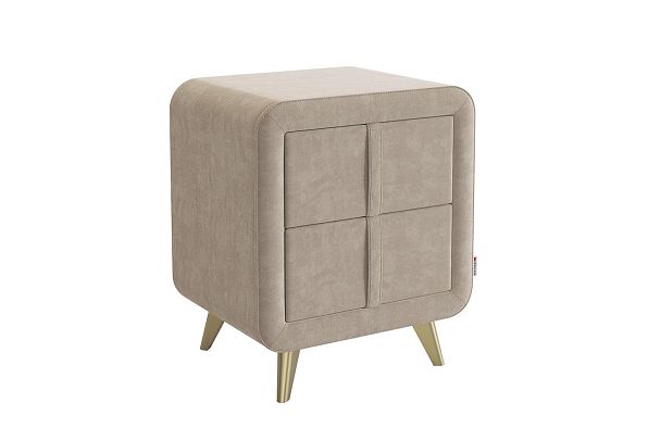 Тумба прикроватная Софи 2 TM-001.2.2170 капучино (велюр) - Вид 2