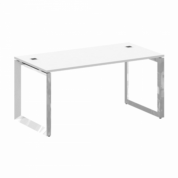 Стол рабочий руководителя на П-образном м/к "ONIX DIRECT LUX" M-O.MP-SRR-4.8 белый - Вид 1