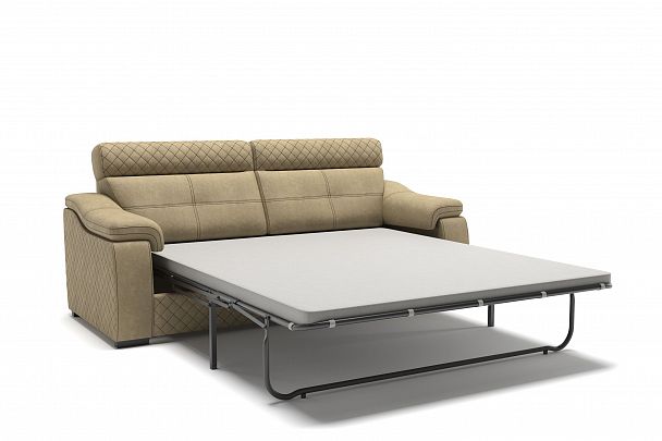 Boston NEW диван-кровать прямой замша бежевый - Вид 3