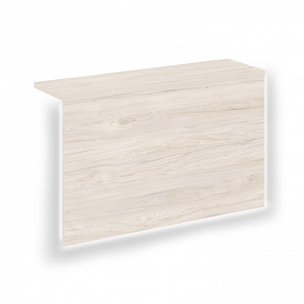 Накладка с подсветкой прямая высокая на 2 модуля "Onix" О.R-NP.V-78.2.S денвер светлый - Вид 1