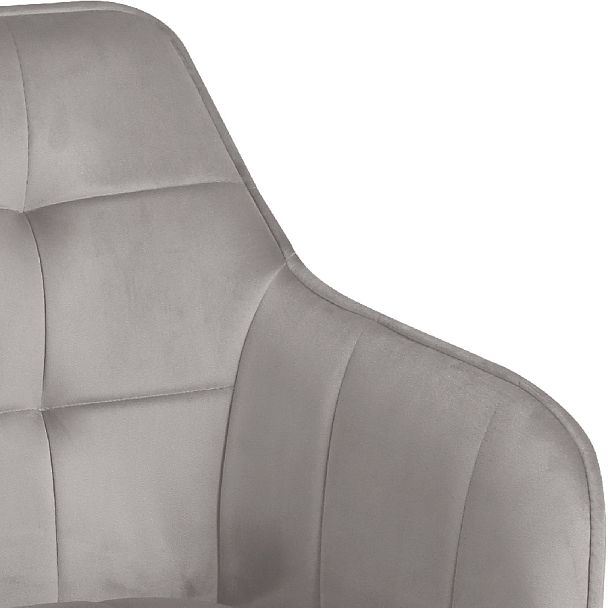 Комплект полубарных поворотных кресел Мони К, Confetti silver/белый, 4 шт. - Вид 9