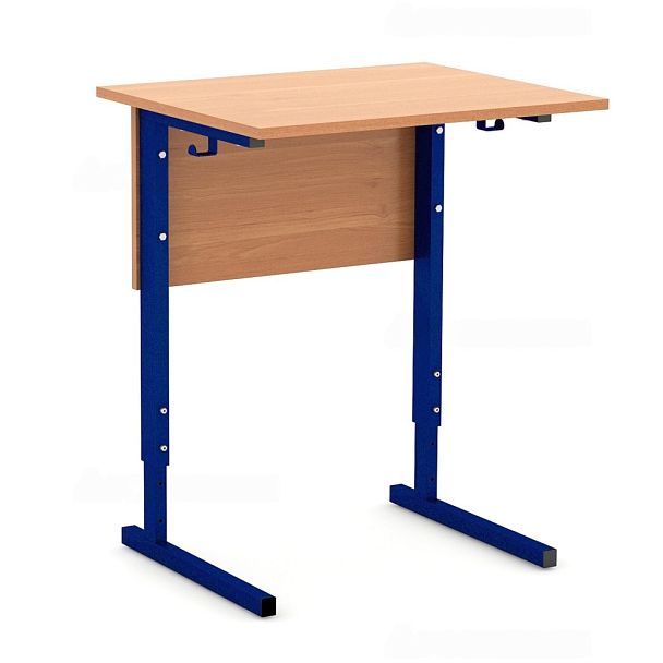 Стол ученический 111РВ, регулируемый, 1-местный на прямоугольной трубе (м/к Красный, Синий, Зеленый), гр.5-7 - Вид 3
