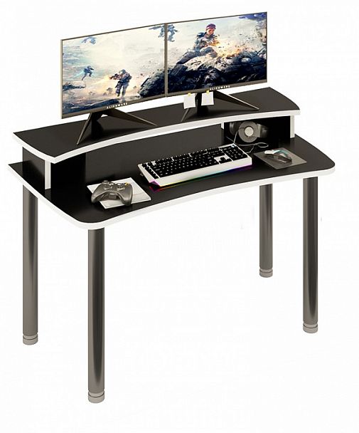 Стол офисный Домино Lite СКЛ-Софт140МО+НКИЛ140 - Вид 2