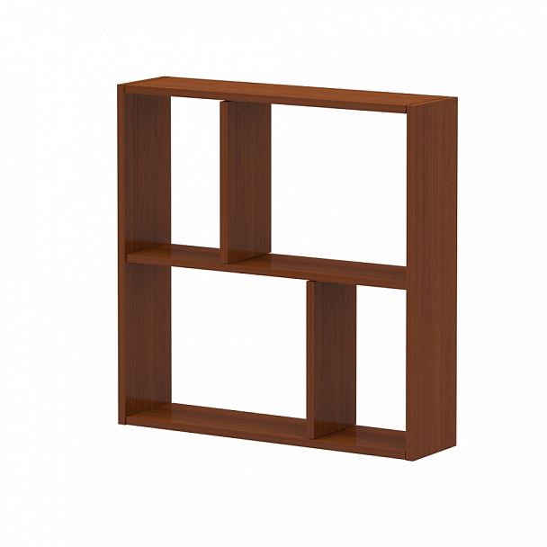 Полка книжная "Система-M" ПК-КПЛ-ПЛКН80х80-В1-35 миланский орех светлый - Вид 1