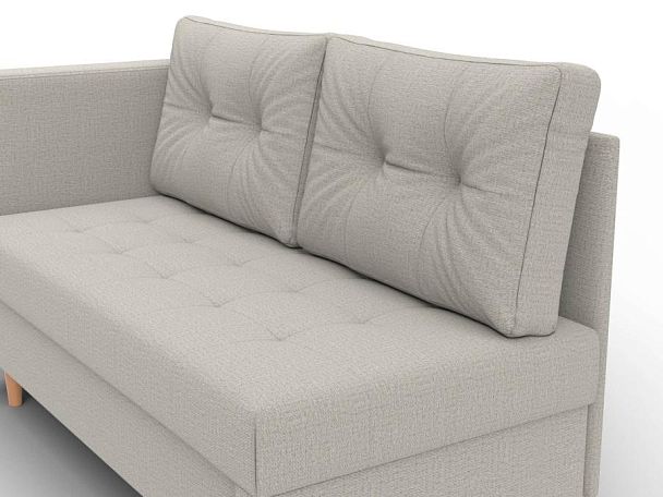 Кушетка Лига-098 Рогожка бежевый - Вид 4