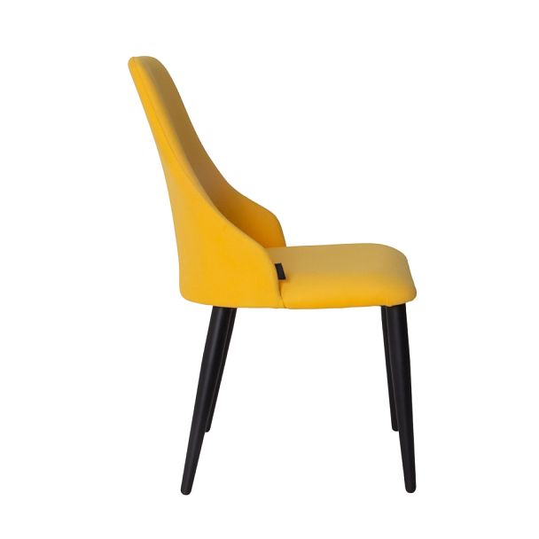 Стул Аэр, велюр Velutto 40, металл 40*20 RAL 9005 - Вид 4