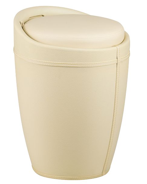 Табурет с местом для хранения LM-1100HPVC (кремовый) - Вид 2
