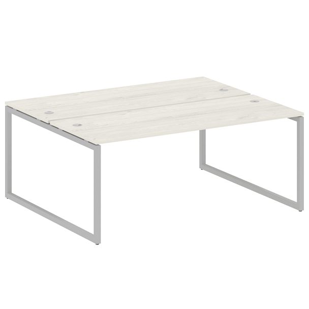 Metal System Quattro Р. ст. на О-образном м/к 40БО.РАС-СП-2.5 Дуб наварра/Серый металл 1800*1475*750 - Вид 1