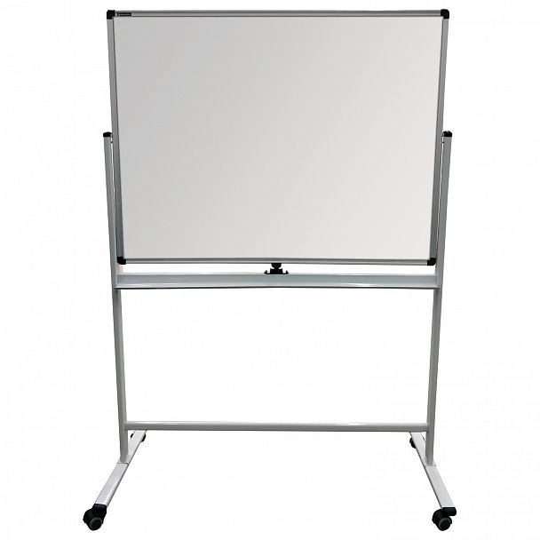 Доска для мела/магнитно-маркерная НА СТЕНДЕ 90х120 см, 2-сторонняя, зеленая/белая, BRAUBERG Premium, 236852 - Вид 2