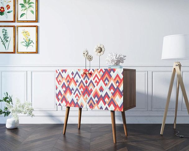 Комод на высоких ножках Berber малый принт 2 арт BB13/Print_02 - Вид 3
