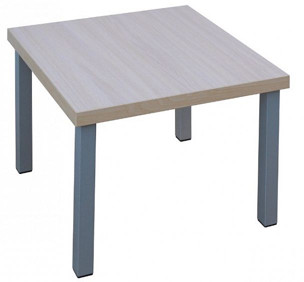 Стол журнальный Триада 600x600х430 выбеленный дуб/ алюм "Журнальные столы" ТК-002561000763 дуб - Вид 1