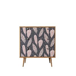 Комод Berber три ящика 40 принт арт BB40/Print_40 - Фото предпросмотра