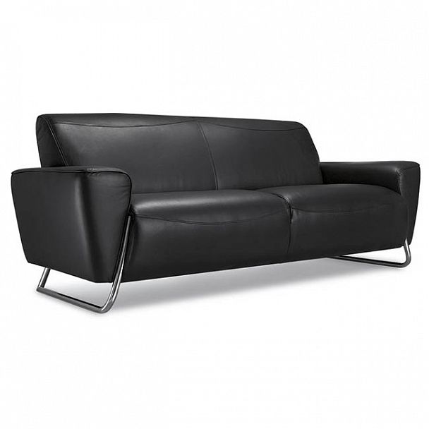 Диван "Чикаго 3" кожа+кожзам - Вид 1