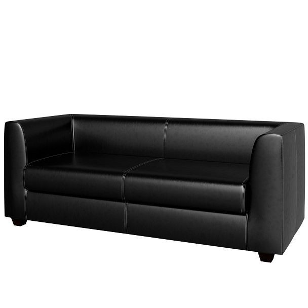 Трехместный диван Westwood 202x84x74 чёрный - Вид 1