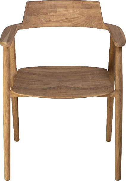 Кресло деревянное из массива дуба Сэн Дуб натуральный - Вид 2