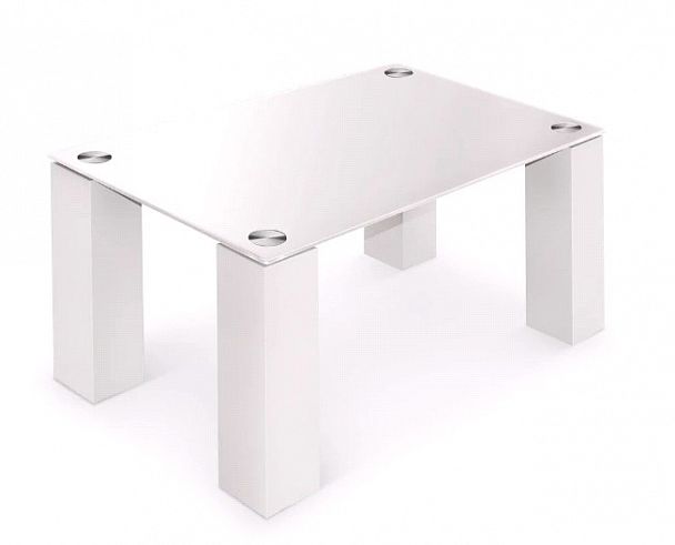 Стол журнальный Колизей-8  1000x600х430 белый/белое стекло "Журнальные столы" ТК-002561000723 белый - Вид 1