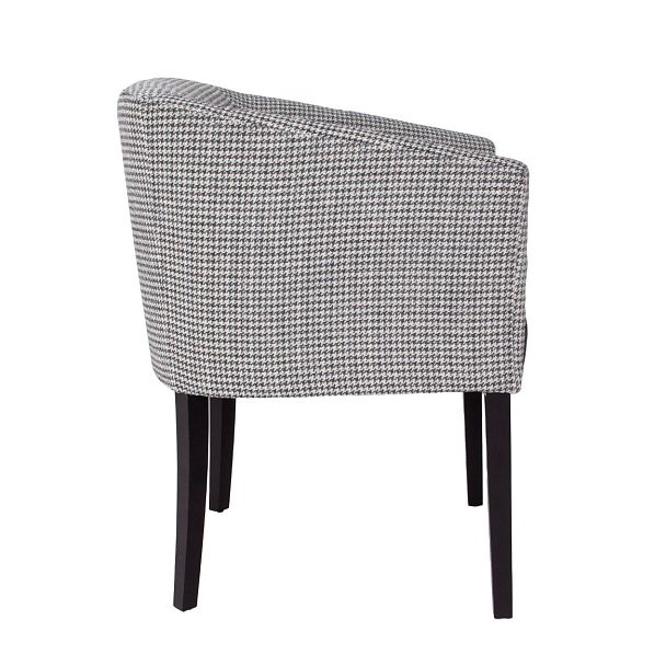 Полукресло Самбука, шенилл Georgi 15, велюр Teddy 018, бук RAL 9005 - Вид 7