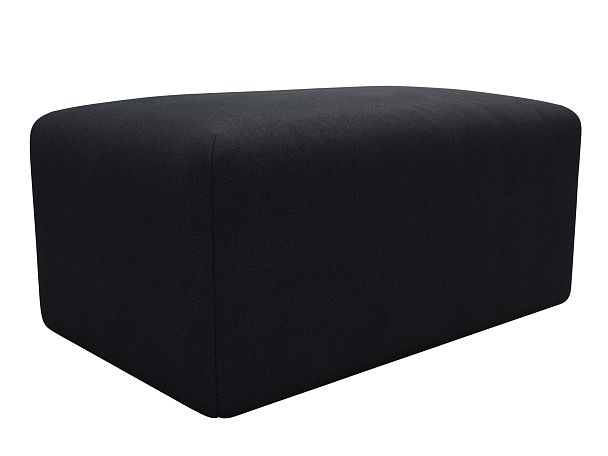 Модуль пуф Лига-060 НПБ Искусственная замша серый - Вид 4