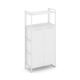 Rift Шкаф 4 ниши широкий RF.SS-43 Белый Бриллиант/Металл Белый 798*396*1648 - Фото предпросмотра