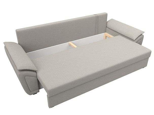 Диван прямой Нэстор Лайт Рогожка бежевый - Вид 7