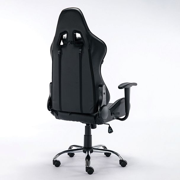 Кресло компьютерное BRABIX "Hunter GM-130", две подушки, экокожа, черное, 532798 - Вид 4