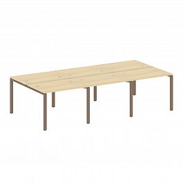 Рабочая станция "Metal System" БП.СМ-6.1 акация/мокко - Фото предпросмотра